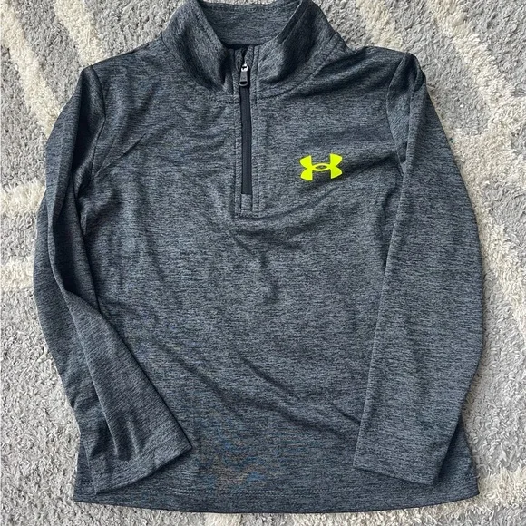 Under Armour Gray Quarter-Zip and Black Pants Set - Picture 2 of 3